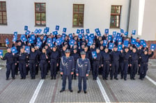 Ślubowanie nowych wrocławskich policjantów.