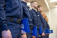 Ślubowanie nowych wrocławskich policjantów.