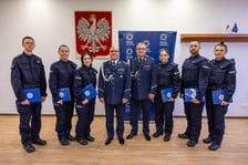 Ślubowanie nowych wrocławskich policjantów.