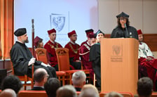 prof. Emmanuelle Charpentier, dokctor honoris causa Politechniki Wrocławskiej