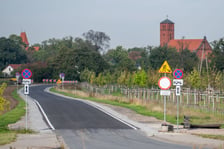 Ulica Rdestowa tuż przed otwarciem