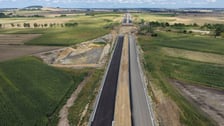 Prace budowlane na trasie ekspresowej S8 z Wrocławia do Kłodzka