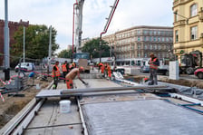 Plac budowy węzła przesiadkowego Drobnera-Dubois