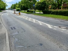 Ulica Żmudzka przed remontem