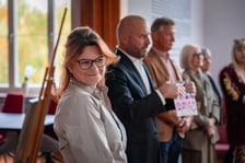 <p>Alicja Klimczak-Dobrzaniecka, inauguracja roku 2026/2027 na ASP Wrocław</p>