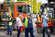 Wypadek na Rondzie Reagana we Wrocławiu, 08.10.2026 r.