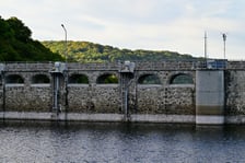 <p>Zapora wodna w Zag&oacute;rzu Śląskim</p>