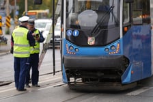 Wykolejenie tramwaju przy Moście Grunwaldzkim, 15.10.2026 r.