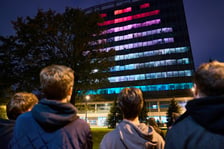 Widowiskowy pokaz świetlny na oknach akademika - 17.10.2026 r.
