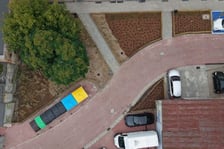 Wyremontowane podwórko w kwartale ulic Prusa, Poniatowskiego, Oleśnickiej i Żeromskiego