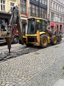 Trwają prace na ulicy Ruskiej