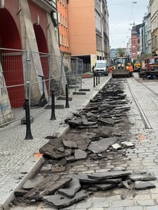 Trwają prace na ulicy Ruskiej
