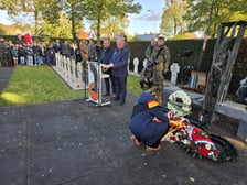 <p>Uroczystości upamiętniające wyzwolenie Bredy przez polskich żołnierzy. Breda, 24.10.2026</p>