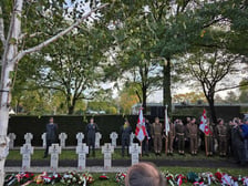 <p>Uroczystości upamiętniające wyzwolenie Bredy przez polskich żołnierzy. Breda, 24.10.2026</p>