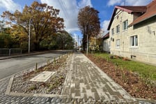Nowy chodnik na ulicy Odolanowskiej
