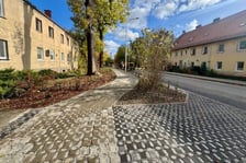 Nowy chodnik na ulicy Odolanowskiej