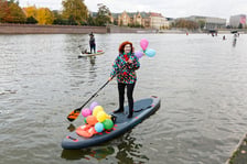 "SUPowisko Grozy" przepłynęło przez Wrocław w Halloween