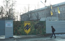 Baza batalionu Azov w Mariupolu