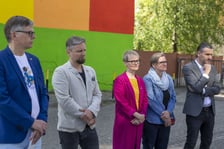 Mural #KlimatNaRówność powstał przy ul. Opolskiej 25