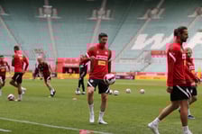 Kadra trenuje we Wrocławiu, Robert Lewandowski, Grzegorz Krychowiak i Patryk Kun