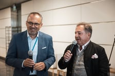 Prezes Portu Lotniczego Wrocław, Dariusz Kuś i Robert Makłowicz.