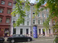 Odnowione kamienice przy pl. Nankiera