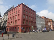 Odnowione kamienice przy pl. Nankiera