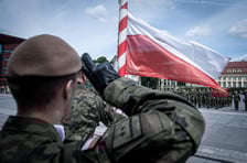 Uroczysta przysięga żołnierzy 16. Dolnośląskiej Brygady Obrony Terytorialnej
