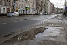 Trasa objazdów w czasie przebudowy ul.Pomorskiej i pl. Staszica