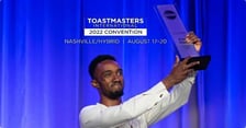 Cyril Junior Dim World Champion of Public Speaking 2022