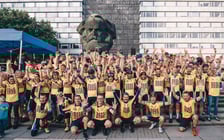 Uczestnicy przejazdu European Peace Ride w 2021 r.