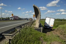 Wypadek TIR-a na Autostradowej Obwodnicy Wrocławia