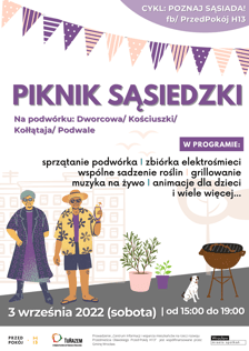 plakat pikniku organizowanego na Przedmieściu Świdnickim