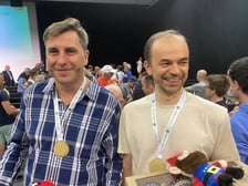 Mistrzowie świata: Krzysztof Buras (z lewej) i Piotr Lutostański