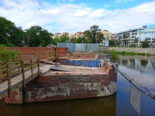 Remont mostu Św. Klary, wrzesień 2022