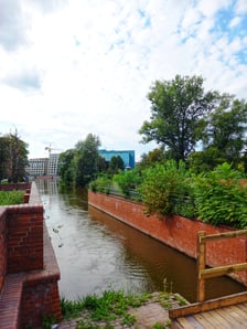 Remont mostu Św. Klary, wrzesień 2022