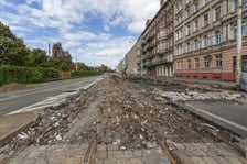 Trwa wielki remont ul. Pomorskiej i pl. Staszica na Nadodrzu
