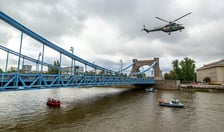 Ćwiczenia straży pożarnej we Wrocławiu ODRA 2022
