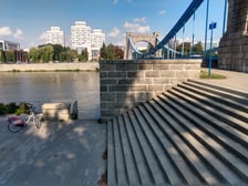 Nowa rampa pieszo-rowerowa połączy most Grunwaldzki z bulwarem Marii i Lecha Kaczyńskich