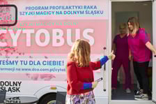 Badania cytologiczne na pl. Solnym we Wrocławiu