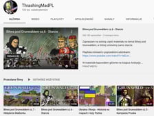 ThrashingMadPL prowadzi na swoim kanale serię Historia na Szybko. Znajdują się w niej przydatne informacje o początkach państwa polskiego, okresie rozbicia dzielnicowego, bitwie pod Grunwaldem czy wojnie w Wietnamie.