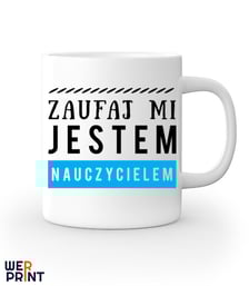 Kubek z napisem