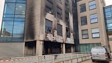 Płomienie pojawiły się na Uniwersytecie Przyrodniczym w czwartek, 13 października