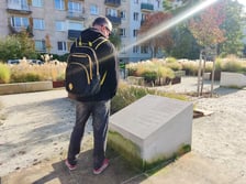 Obelisk w miejscu dawnego Wielkiego Cmentarza w obrębie ulic Legnickiej, Braniborskiej, Trzemeskiej i Dobrej we Wrocławiu