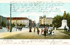 Ulica Legnicka w czasach Breslau