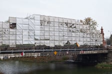 remont mostu Zwierzynieckiego, listopad 2022