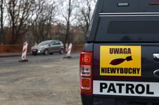 Usuwanie niewybuchu na Sępolnie