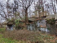 Ruiny bunkra przy ul. Skarbowców