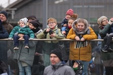 zabytkowy parowóz na Dworcu Głównym we Wrocławiu, 3.12.2022