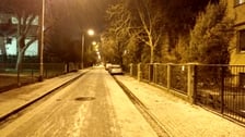 <p>Pierwszy śnieg tej zimy we Wrocławiu</p>